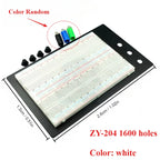 1pcs Breadboard MB102 ZY-204 PCB Bread Board 170-1600 Point Prototype PCB Solderless Breadboards Protoboard Circuit PCB DIY Kit