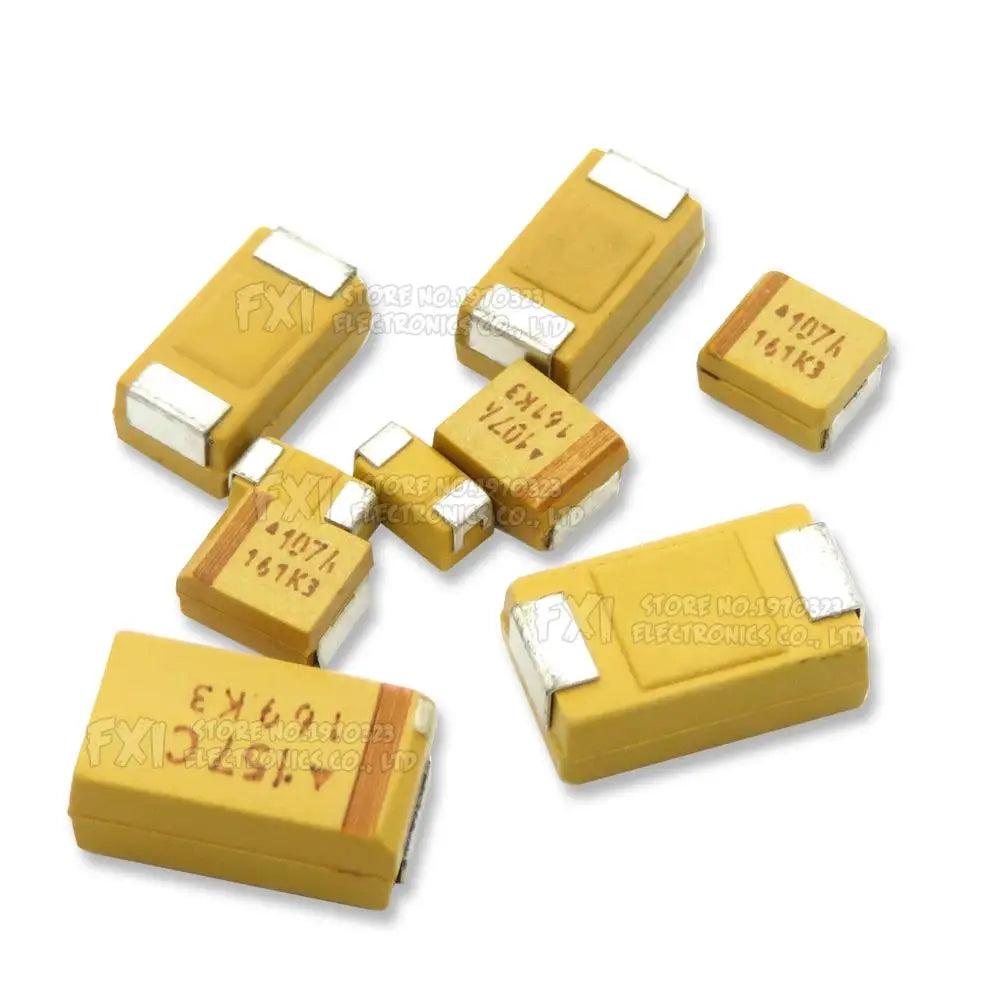 10PCS A B C D Case Tantalum capacitor 6V 10V 16V 25V 35V 50V 0.1UF 1uf 2.2UF 4.7UF 10UF 22UF 33UF 47UF 100UF 220uF 330UF