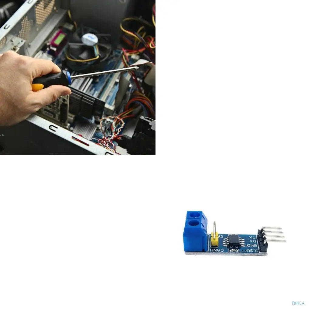 B0KA SN65HVD230 CAN Bus Transceiver Communication Thermal Protective Slope Control Module for Controller Board 3.3V