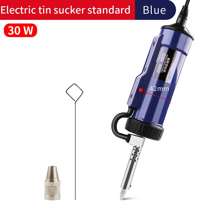 LUXIANZI 40W Desoldering Machine 2IN1 Electric Soldering Iron Suction Tin Sucker Vacuum Gun Hand Welding Tool Desoldering Pump