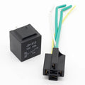 1 pair DC 12V  40 Amp Relay & Wires 40A Auto Automotive Relay Socket