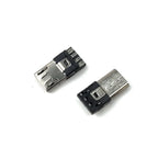 20pcs Micro USB 2.0 Male 2p/4p/5Pin USB Connectors USB Connector Port Jack Tail Sockect Plug Terminal