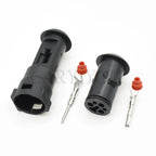 1 Set 3 Pin 1.5mm 1-926554-1 Black Male Female Auto Waterproof Connector DJ3031-1.5-11/21 Plug Round Sheath