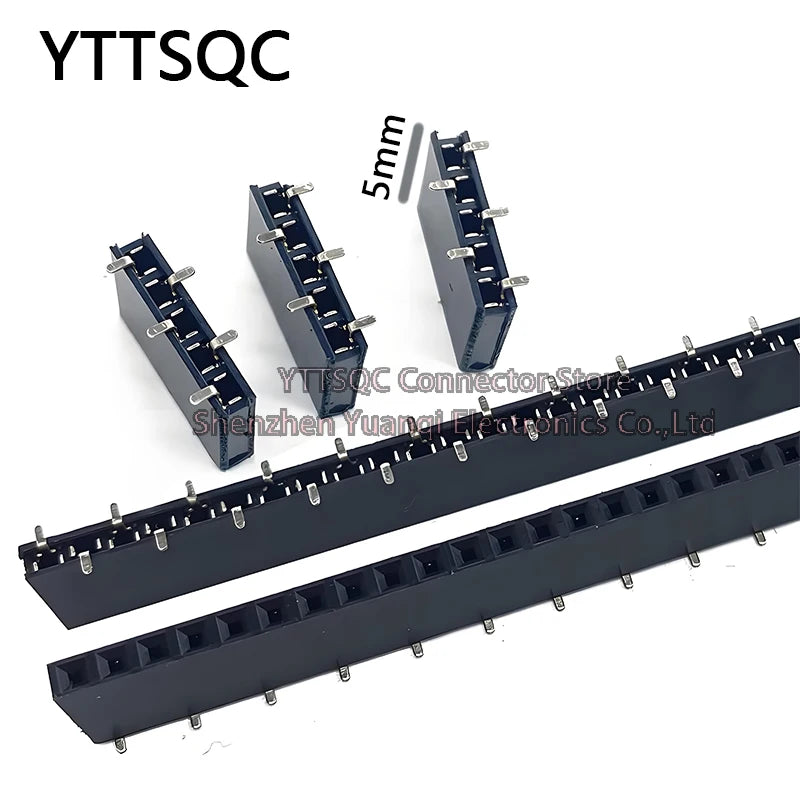 10pcs 2.54mm PH5mm Single Row SMD Short Version SMT 1X3/4/5/6P 8P 10P 12P 20P Stackable PCB Female Pin Header Socket Connector