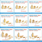 SMA Female Window split Welding Solder 1.13 0.81 Cable Plug 11/13/15/17mm RPSMA RP-SMA Female Washer Nut RF Connector Socket