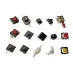 72PCS/Box Tactile Push Button Switch 1212 1813, Clicky On/Off Switch for LED Flashlight Headlamp Torch Lantern DIY Parts