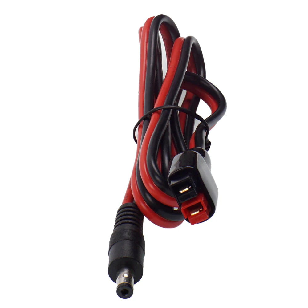 1m cable 5.5mm x 2.1mm male DC to Anderson Connector Solar Charging  14AWG  Power Plug  For Portable Generator Solar Panel