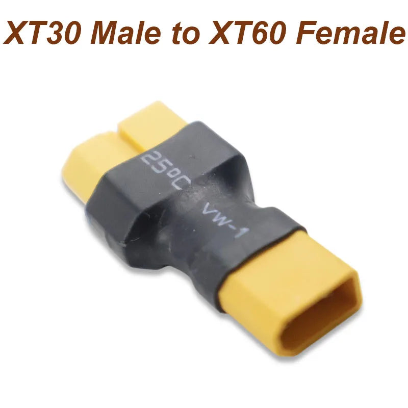 XT60 to XT30 Plug Adapter Converter Connector Male/Female for FPV Drone RC Lipo Battery Charger ESC Accessory Drone Parts DIY