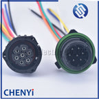 7 Pin 1.5mm BU-STE KPL CIRCULAR DIN HOUSINGS Connector 968421-1 967650-1 1718230-1 For Truck Tail Light Connector