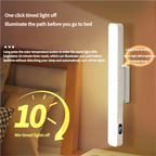 LED Eye‑Caring Desk Lamp Rechargeable Magnetic Night Lights Mirror Front Lamp Dormitory Student Reading Small Desk Lamp