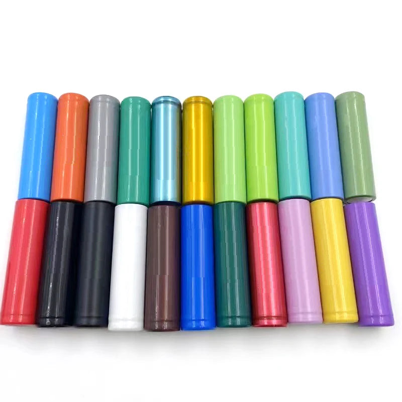 100pcs 18650 Battery Wrap Sleeve Heat Shrink Shrinkable Tube Insulated Multicolor Battery Skin PVC FilmTape Protector Cover Pipe