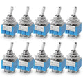 10PCS Toggle Switches Mini 3Pin 6Pin ON-ON/ON-OFF-ON Power Button Switch Car MTS-102 MTS-103 MTS-202 MTS-203