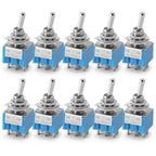 10PCS Toggle Switches Mini 3Pin 6Pin ON-ON/ON-OFF-ON Power Button Switch Car MTS-102 MTS-103 MTS-202 MTS-203