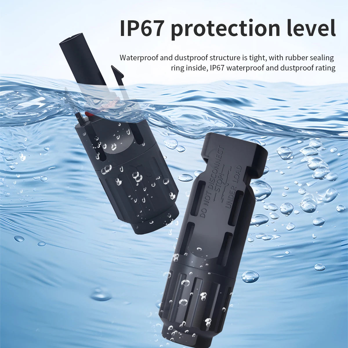 TOMZN 2 Sets of PV Solar Connectors 1000V 1500V 32A 45A Panel Branch PV Photovoltaic Wire/Board Terminal Box Inverter IP67 10LOT