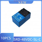 10PCS SRD-03VDC-SL-C SRD-05VDC-SL-C SRD-06VDC-SL-C SRD-09VDC-SL-C SRD-12VDC-SL-C SRD-18VDC-SL-C SRD-24VDC-SL-C Srd-48vd relay