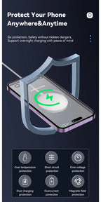 Essager 15W Magnetic Qi Wireless Chargers Fast Charging  for iPhone 14 13 12 Pro Max PD Fast Charging For Xiaomi Pad Adapter