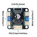 MD02 Dual Motor Driver Module 3-20V 3A Continuous 5.5A Peak PWM Control Replace L298N for Arduino 4WD Robot DIY Smart Car