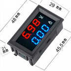 DC 0-100V 10A Digital Voltmeter Ammeter LED Display Module DSN-VC288 0.28" Red Blue LED, LM2596 Adjustable Buck Converter Module