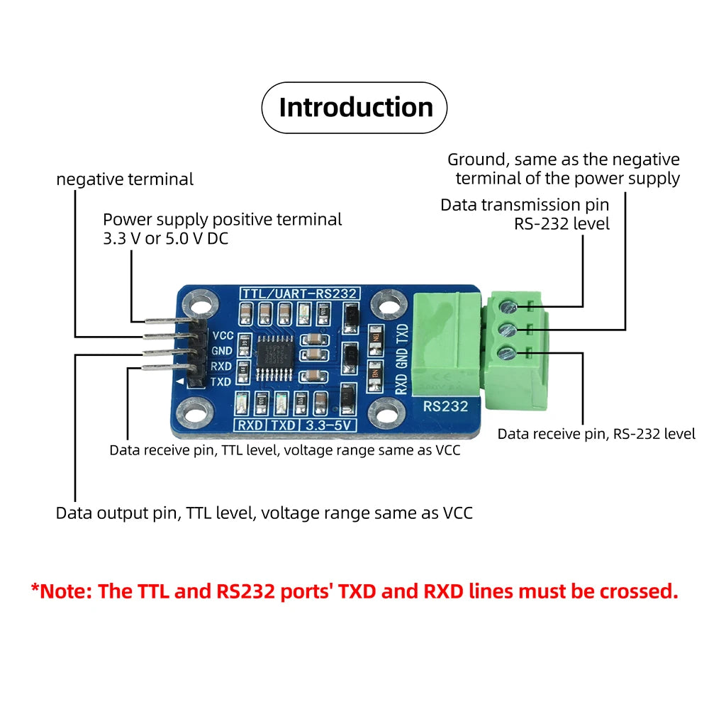 RS485 RS232 TTL CAN to Serial Port Conversion Module Level Convertor Board 232 Turn UART 3.3V 5V Used in industry