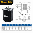 Nema 23 Stepper Motor Kit 57mm 3 4 Axis CNC Driver TB6600 DM542 DM556 & USB Mach3 Controller & 350W 36V Power PSU+5V Handwheel