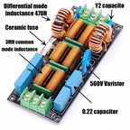 AB97-DC EMI Filter Four-Level Audio AC 220V Power Supply EMI 110V Differential Mode Common Mode EMC Safety Rules FCC 8A