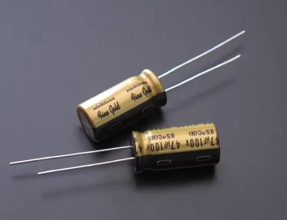 20PCS/lot Original nichicon (fine gold) FG series 6.3V-100V fever capacitor audio aluminum electrolytic capacitor free shipping