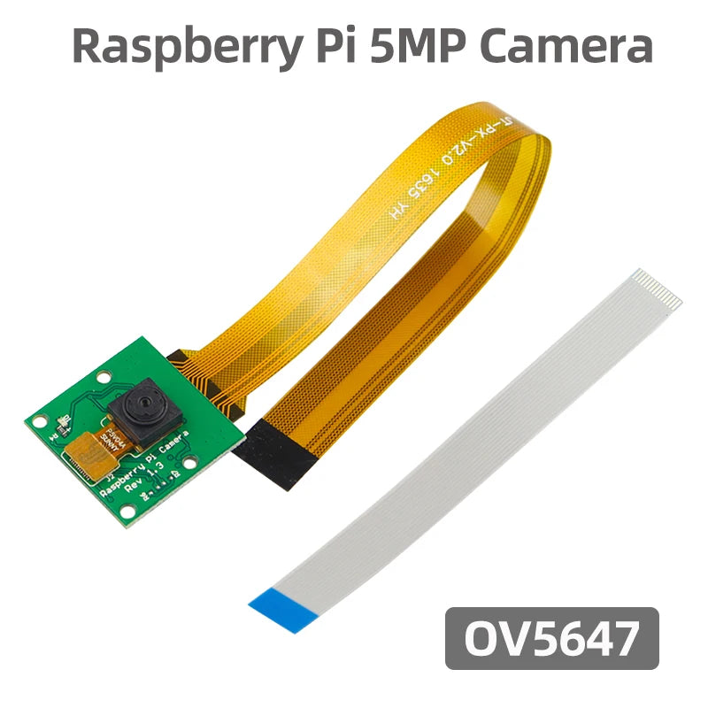 Raspberry Pi 5 / Zero Camera 5MP 1080P OV5647 Camera Webcam with FFC Optional Holder for Raspberry Pi 5/4/3/Zero 2 W Pi0