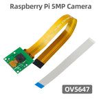 Raspberry Pi 5 / Zero Camera 5MP 1080P OV5647 Camera Webcam with FFC Optional Holder for Raspberry Pi 5/4/3/Zero 2 W Pi0