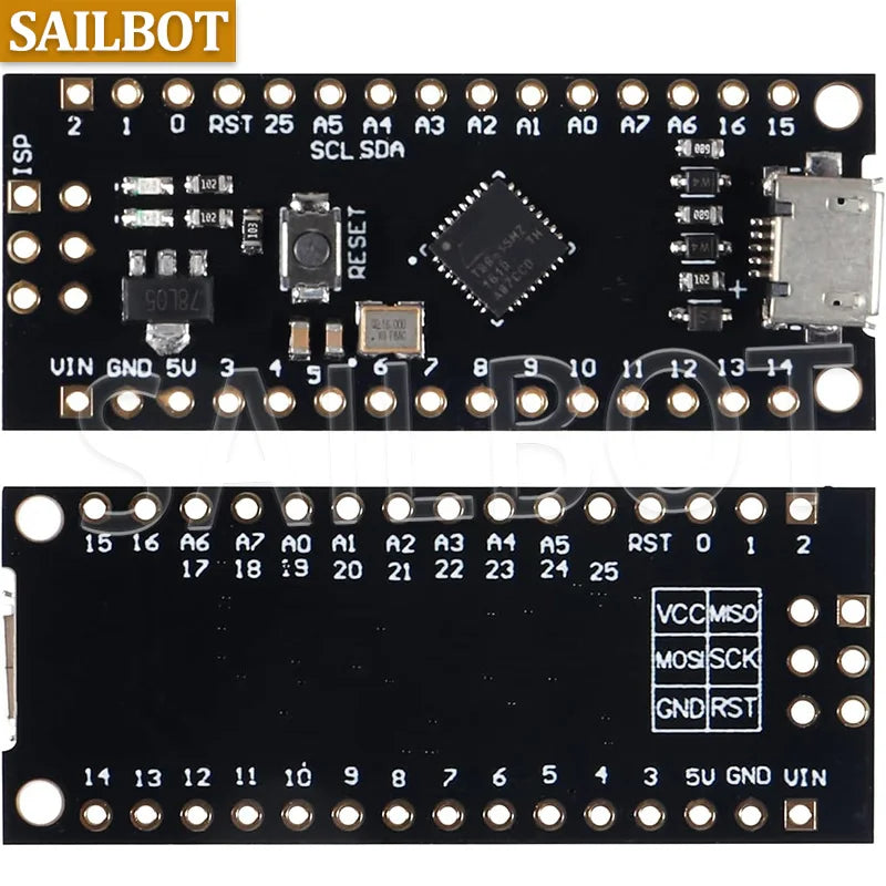 1-10PCS ATTINY88 micro development board 16Mhz /Digispark ATTINY85 Upgraded /NANO V3.0 ATmega328 Extended Compatible forArduino