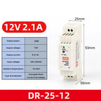 DR-60W Output 5V 12V 15V24V DIN Rail Switching Power Supply 24V DC 220V to 12V Transformer 5V Module Power Supply Box