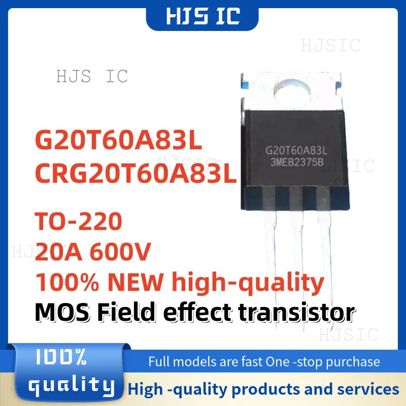 10PCS 100% NEW high-quality G20T60A83L CRG20T60A83L 20A 600V TO-220 MOSFET In Stock