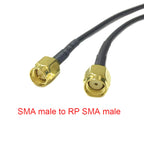 WIFI Antenna Extension Cable SMA Male Plug Female Jack Straight Right Angle Pigtail Adapter RG174 10cm/20cm/30cm/50cm/100cm