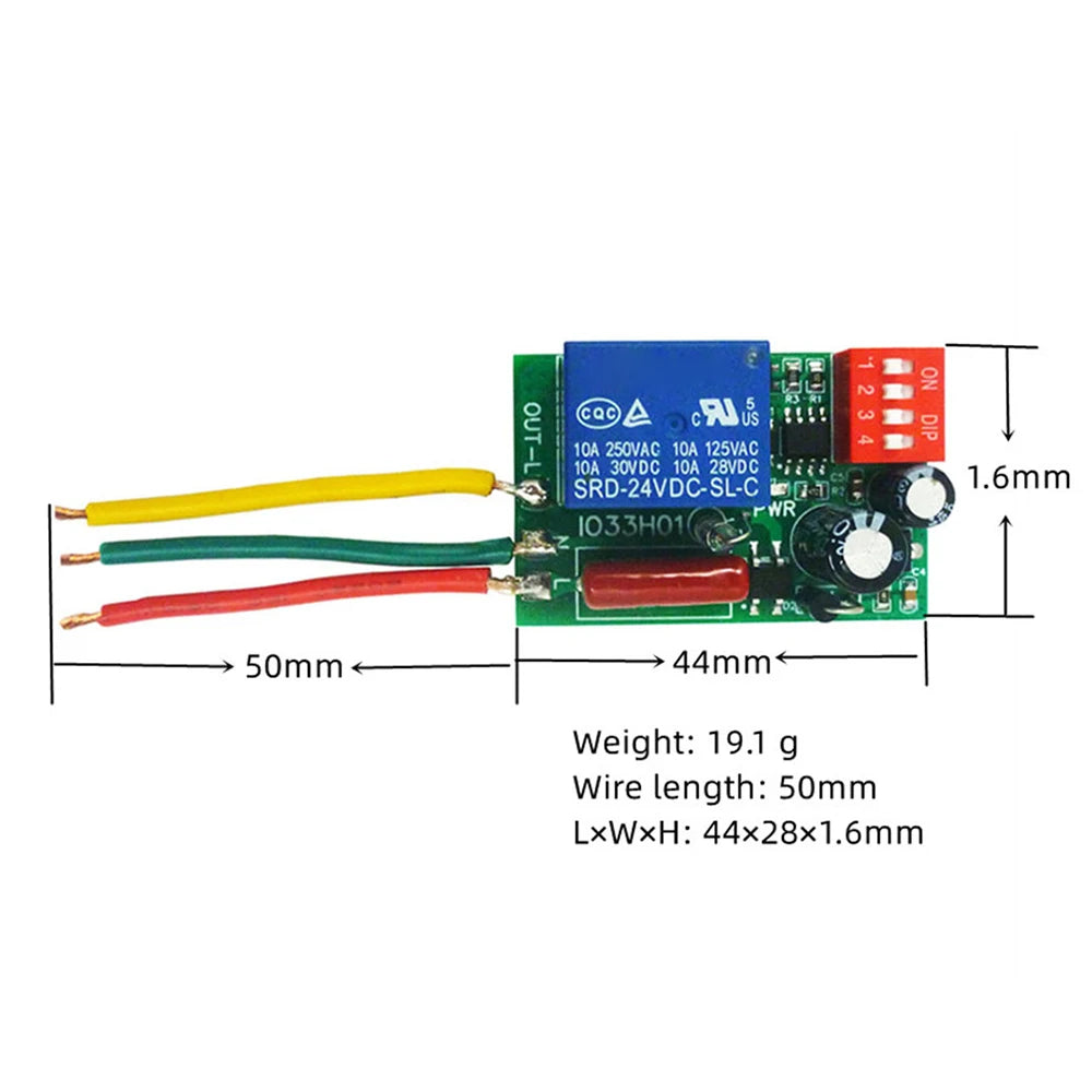 AC110-220V Delay Relay 7A Adjustable Break Delay Controller Relay Timer Control Switching Power Supply Adapter