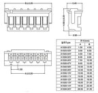 10Pcs SH1.0 MX1.25 ZH1.5 PH2.0 XH2.54mm Head Wire Cable Connector Pitch 1.0/1.25/1.5/2.0/2.54mm 2/3/4/5/6/8-12Pin Female Plug