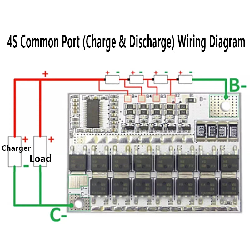3S 4S 5S 100A BMS Protection Board with Balance for Li-ion /LiFePO4 Battery 18650 Power Bank UPS Solar DIY E-bike Charger Module