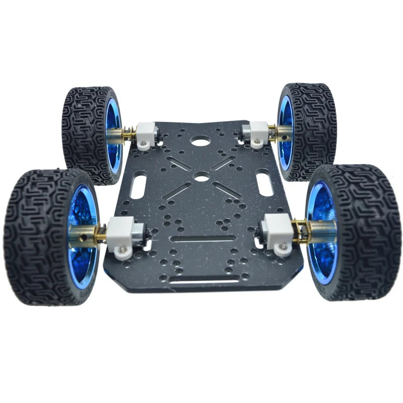 4WD Chassis Smart Robot Car 6V N20 DC Mini Micro Gear Motor Smart Car Kit 4WD Robot Chassis Kits With Encoder Mecanum Wheel Car