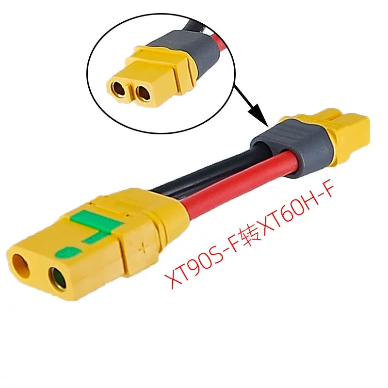XT90 Male to XT90 Female Llithium Battery Balanced Charging Extension Cable Model Airplane XT90 to XT60 Battery Conversion Line