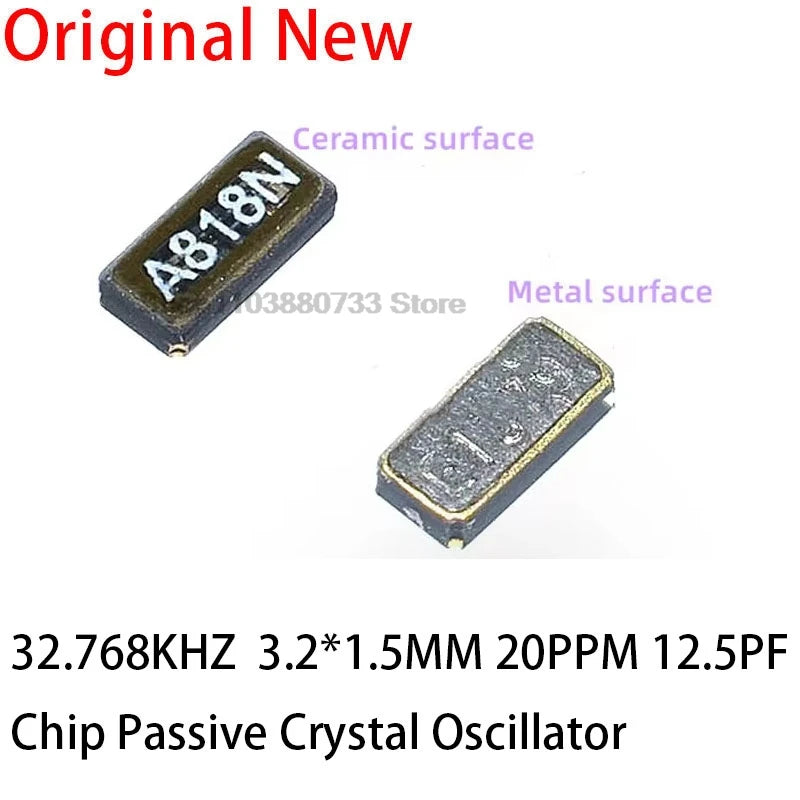 10Pcs/lot 3215 32.768KHz 32.768K Hz 32.768 Khz SMD Passive Crystal Oscillator ± 20ppm 12.5Pf FC-135 2Pin