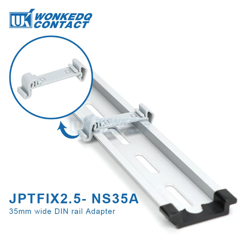 Distribution Block PTFIX 2.5mm² 2/4/6/7/12/13/18/19 Connection Push-in Electric Power Terminal Block Connector Mount on Din Rail