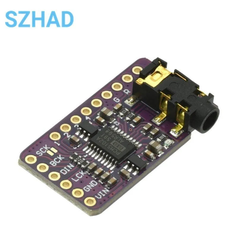 1-10PCS Interface I2S PCM5102A DAC Decoder GY-PCM5102 I2S Player Module For Raspberry Pi PHAT Format Board Digital PCM5102 Audio