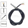 SHT20 SHT30 SHT40 Digital Temperature Sensor 100CM Humidity Sensor Probe Cable Waterproof 304 Stainless Steel Head I2C 3.0MM
