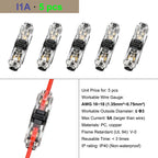 Cable Terminal Electric Wire Connector Clamp Block Quick Splice Scotch Lock Crimp for LED Car Wiring Joint Kit Tool Accessories