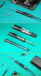 Original TS101 Electric Soldering Iron Adjustable Temperature Digital USB Mini Solder Station 90W TS100 TS 101 Upgrade With Tips
