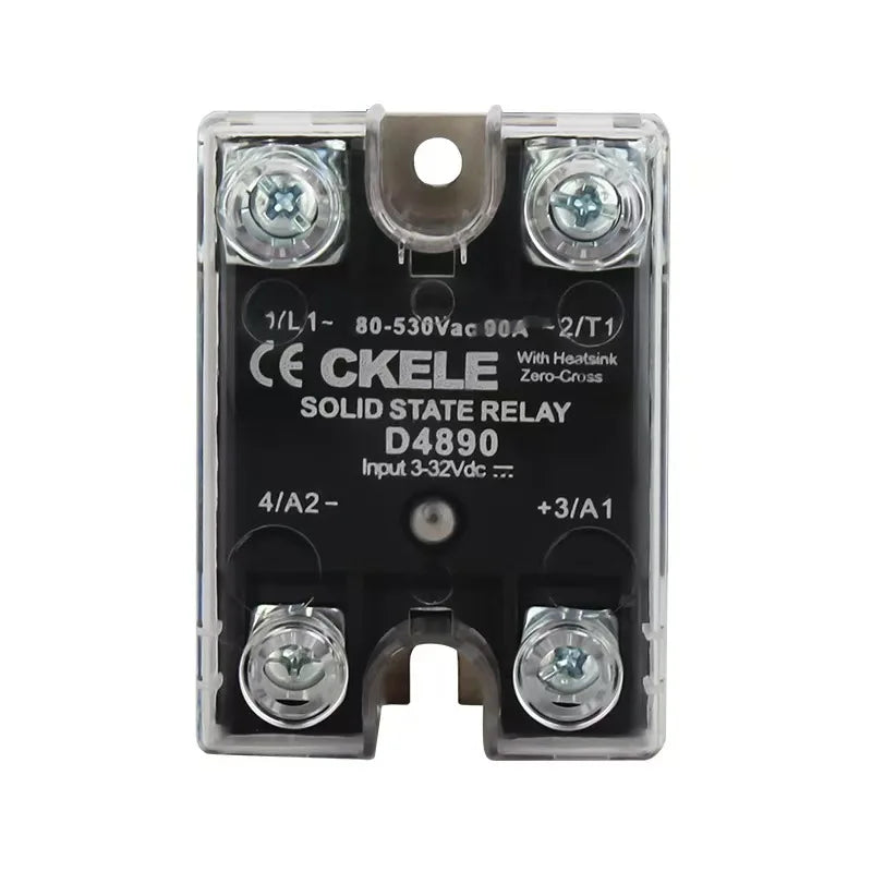 D48 Series SSR Single Phase Solid State Relay DC-AC AC-AC Control Zero Crossing AC Relay Industrial Electronic Switching Module