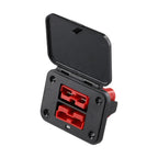 1 Set 50A Twin Dual Flush Mount Bracket For Anderson Plug Connector Flush Mounts Brackets Panel Cover For Caravan Yacht Panels