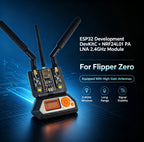 For Flipper Zero ESP32 DevKitC + NRF24L01 PA LNA 2.4GHz Module Supports Bluetooth And Equipped With High-Gain Antennas for IoT