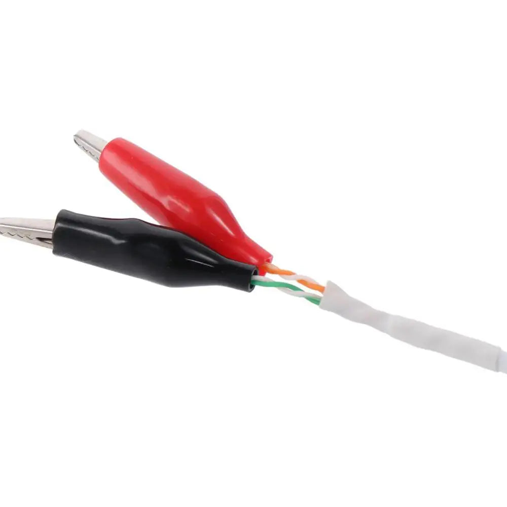Replacement Cables for Tone and Probe Wire Trace Kit, Leads with Alligator Clips and RJ11 / RJ12 / RJ45 Plug