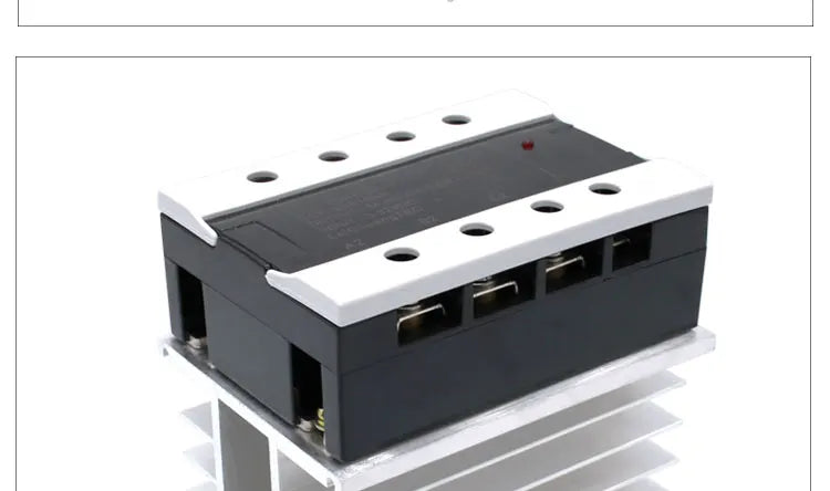 LCTC Three-phase Solid State Relay DC to AC AC to AC With Radiator 10A 25A On-off SSR 3-32VDC 24-480VAC