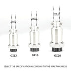 5/10/20 Packs GX12 GX16 GX20 Compatible Aviation Plug 2 3 4 5 6 7 8 9 10 12 14 15Pin M/F, Waterproof Circular Connector