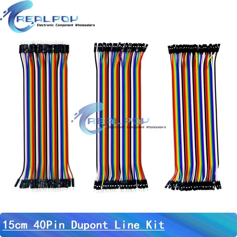 40PIN Dupont Line Male To Male Female To Female Male To Female Jumper Wire Cable 10cm 15cm 20cm 30cm 40cm for Arduino DIY KIT